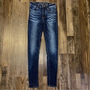 American Eagle Outfitters Skinny Blue Jeans Modern Fit